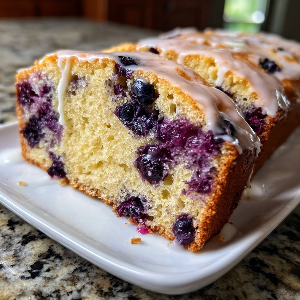 Baking & Desserts Lemon Blueberry Loaf Cake