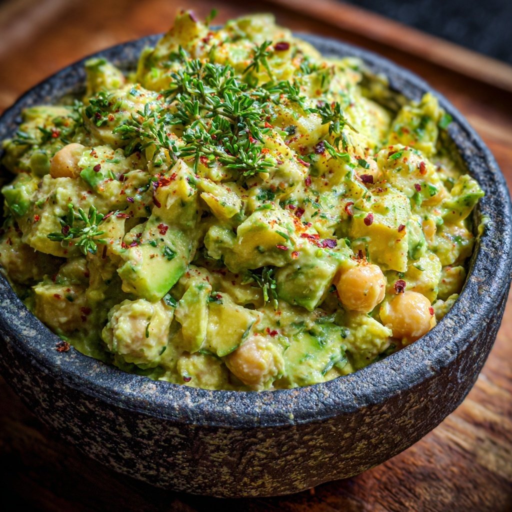 Healthy & Light Avocado Chickpea Salad