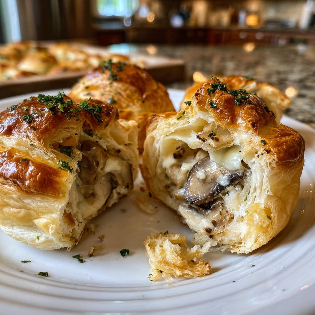 Mini Mushroom Vol-au-Vents