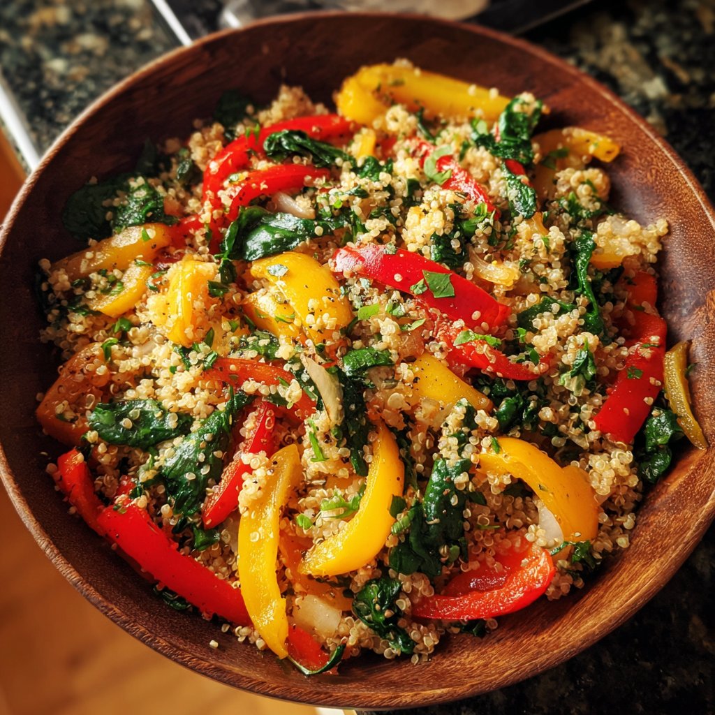 Healthy Dinner Quinoa Vegetable Skillet