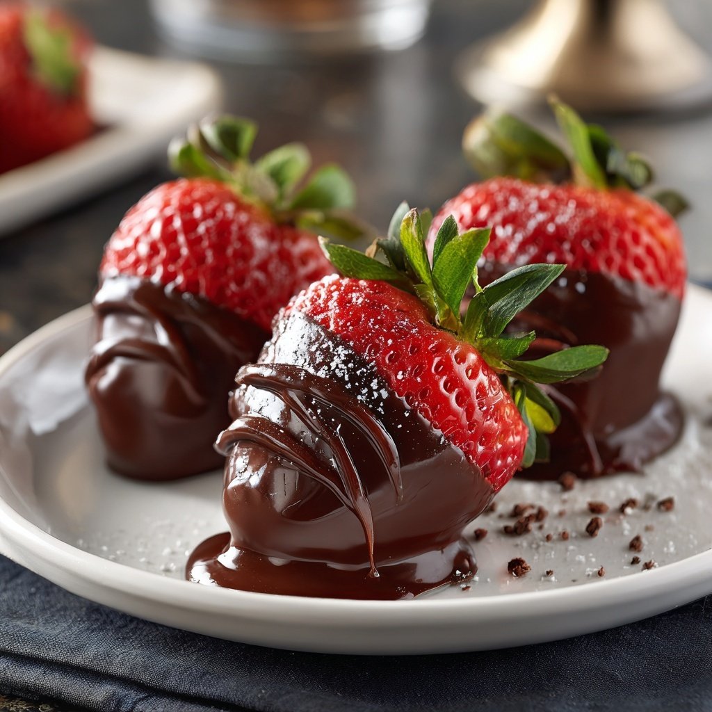 Dubai Style Chocolate Strawberry Dessert