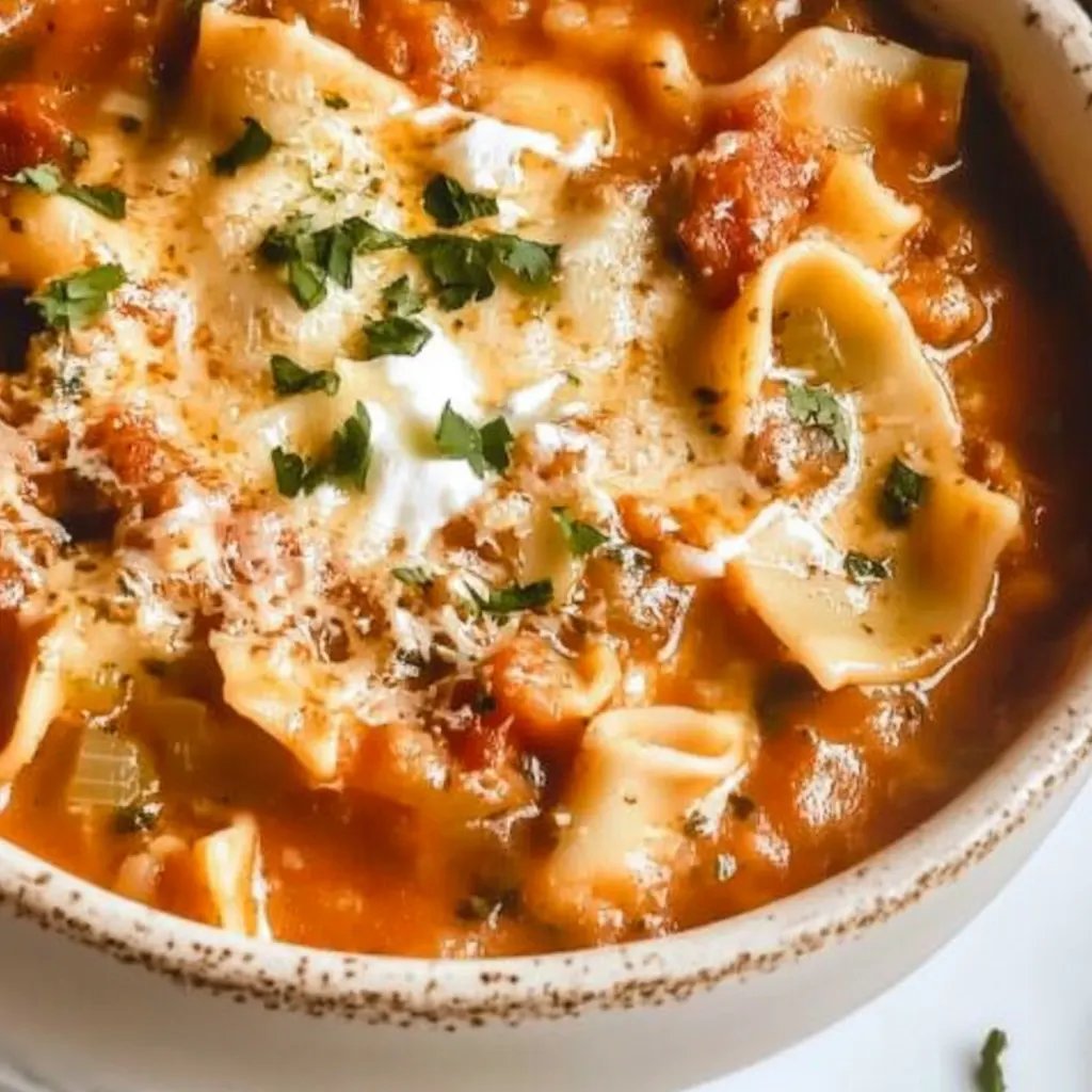 Creamy Lasagna Soup