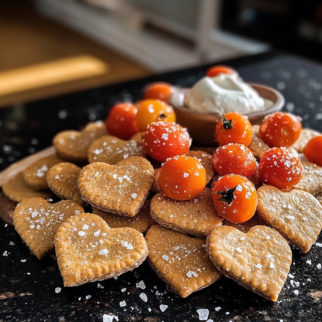 Valentines Snacks Heart Shaped Crackers