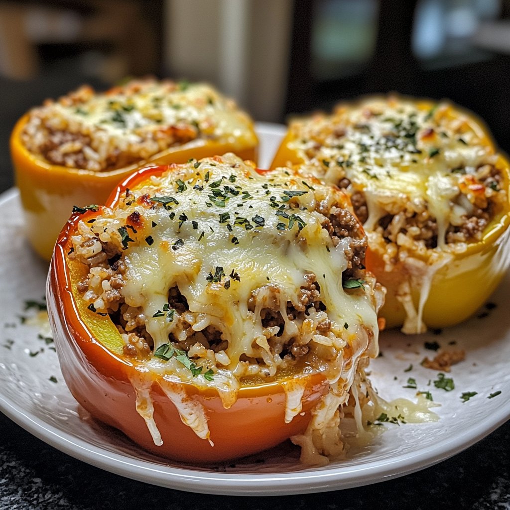 Easy Stuffed Bell Peppers Recipe