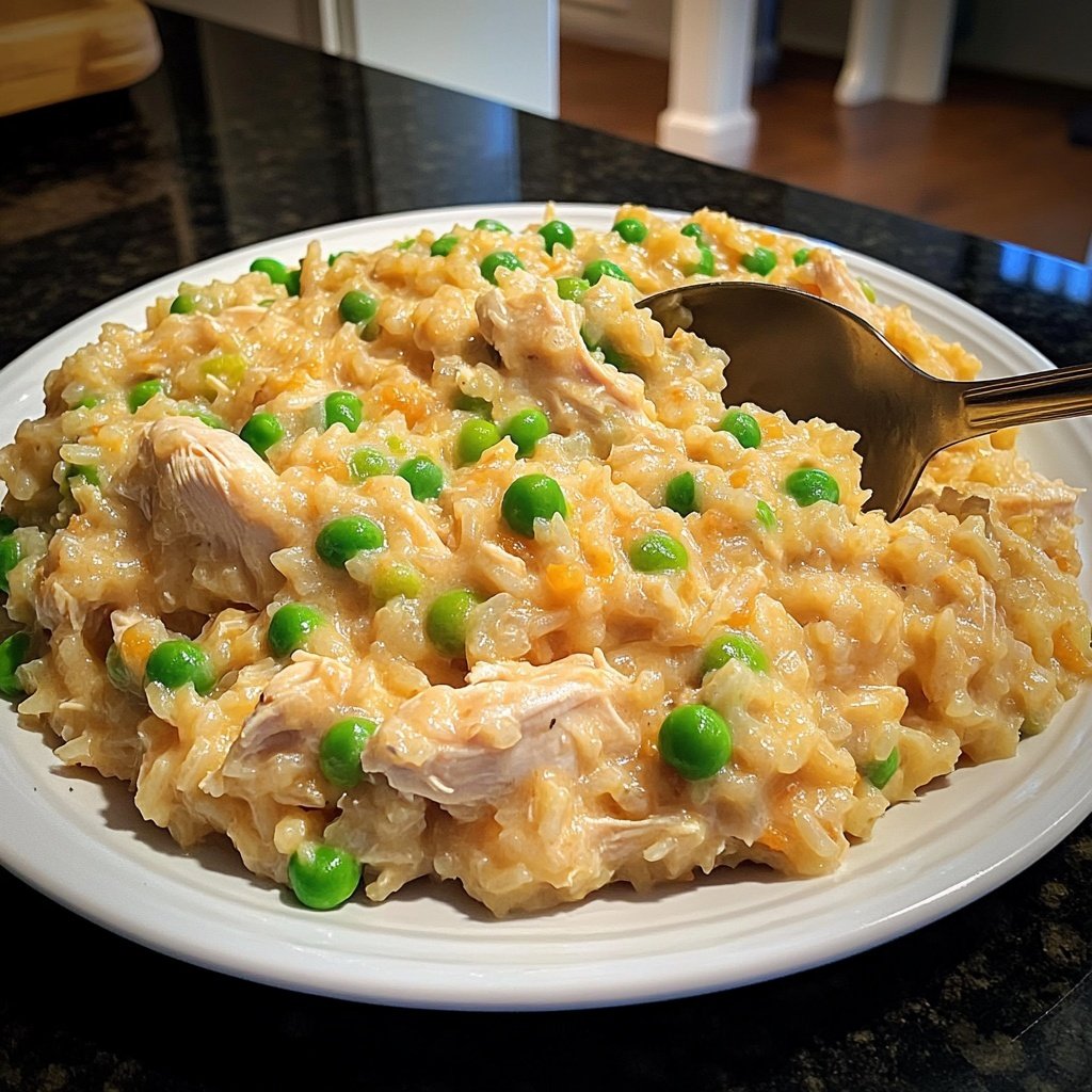Creamy Slow Cooker Chicken and Rice