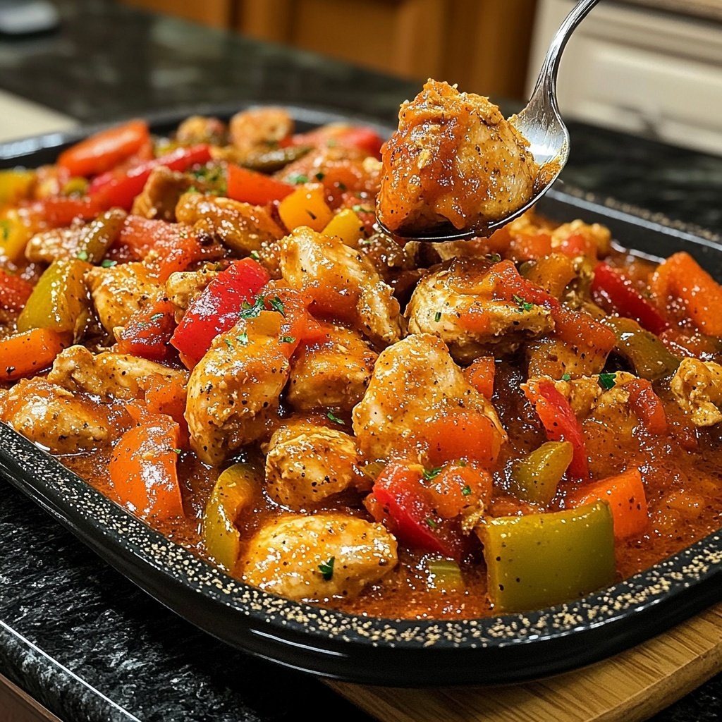 Cozy Crockpot Chicken Cacciatore