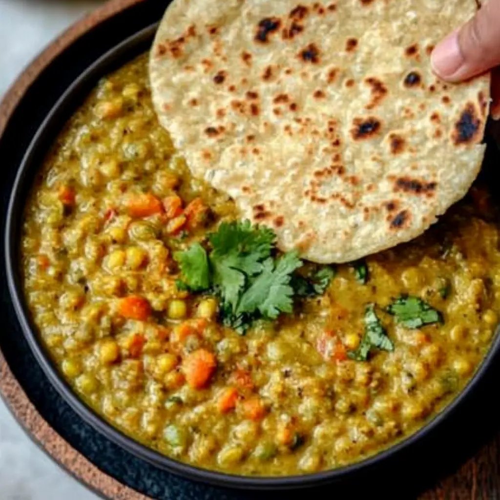 1-Pot Green Lentil Dal