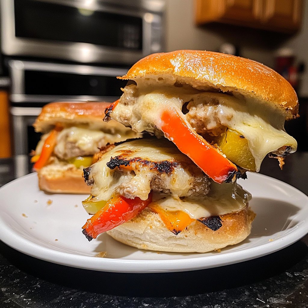 Sliders with Grilled Vegetables