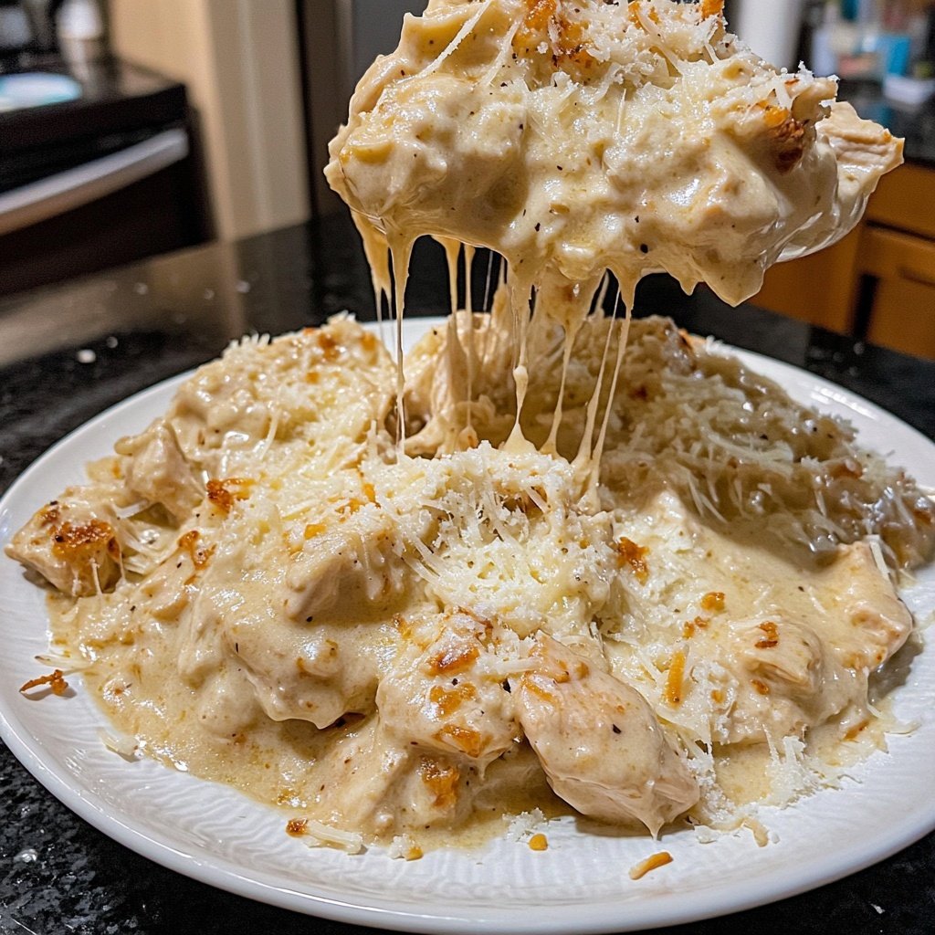 Cozy Crockpot Chicken Alfredo