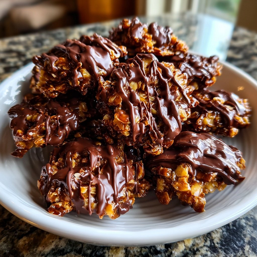 Chocolate Almond Clusters