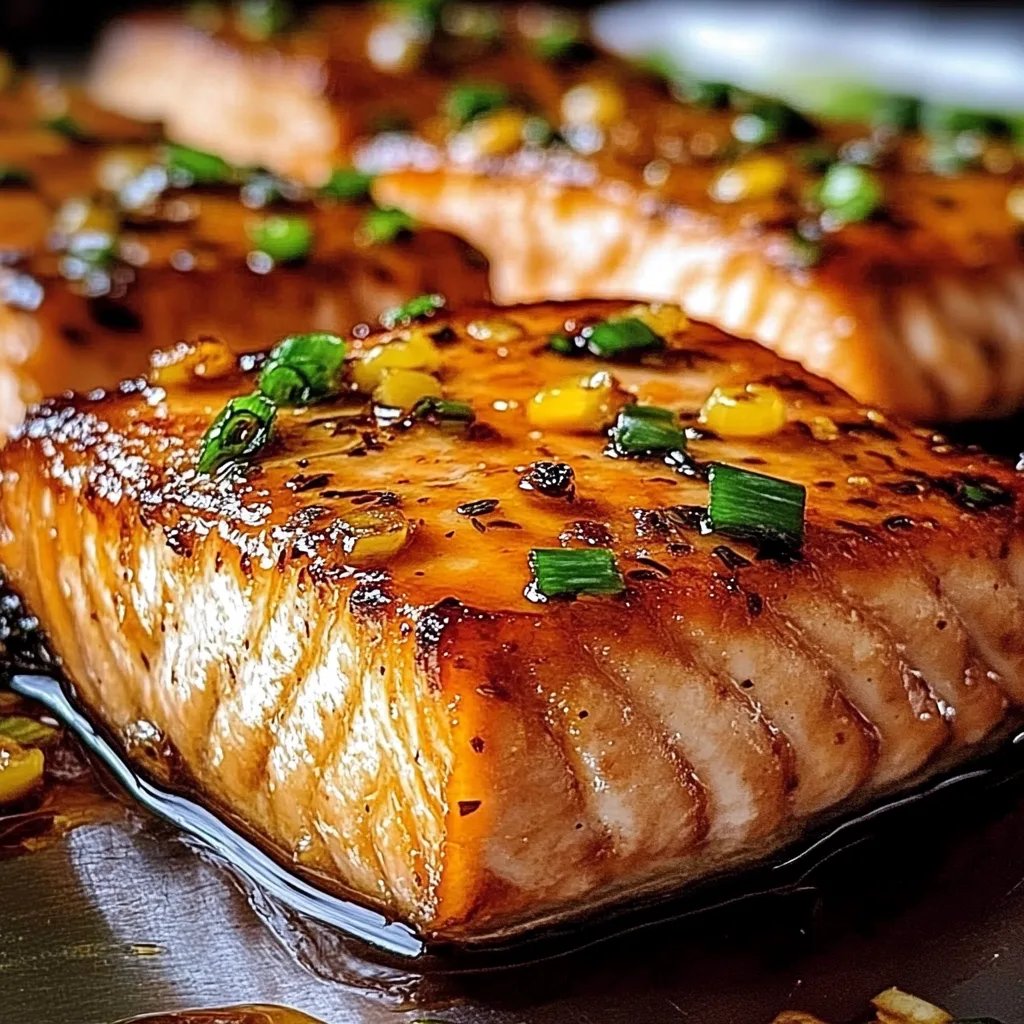Crispy Honey Garlic Salmon