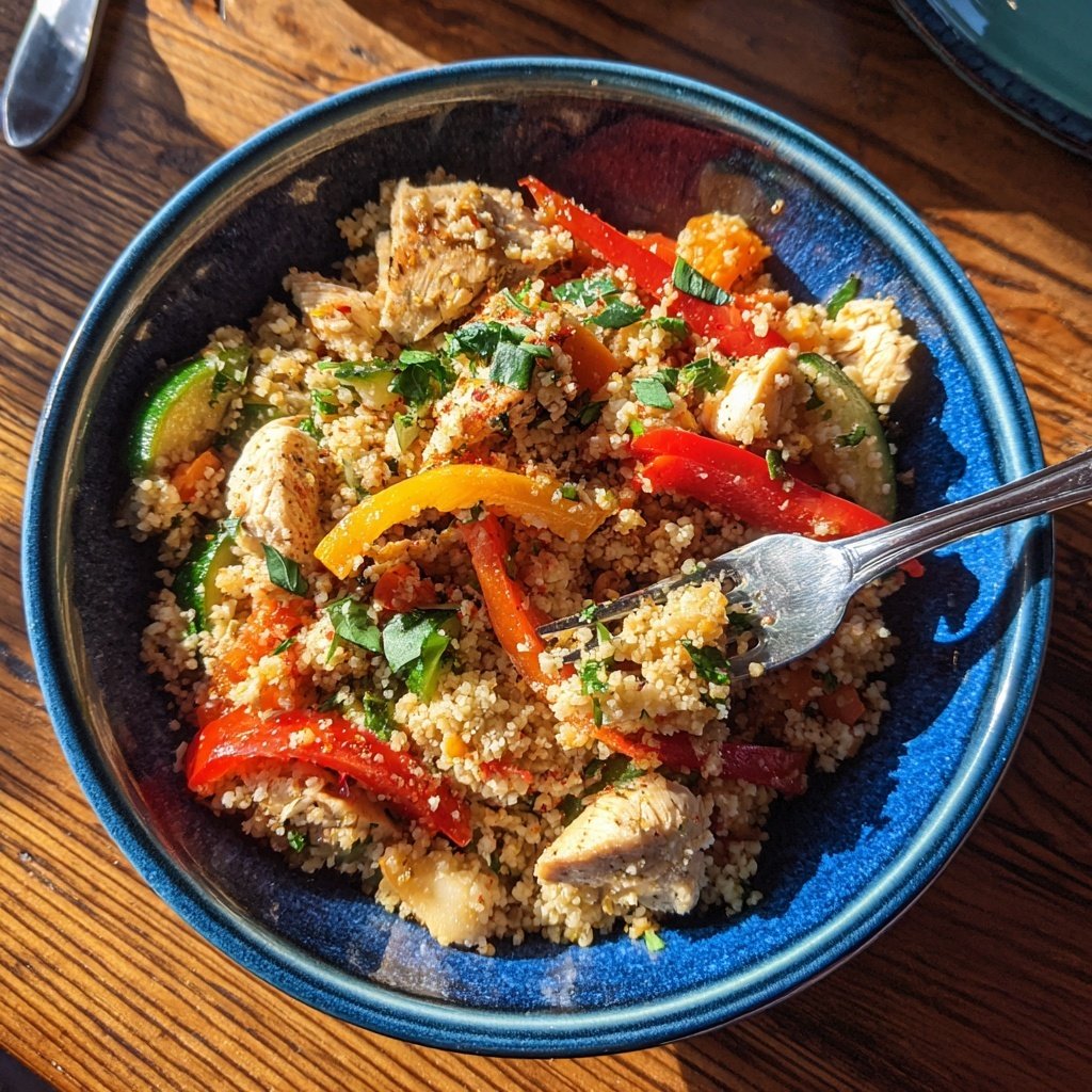 Healthy Chicken And Couscous Bowl