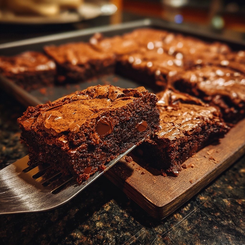 Chewy Brownies With Starter