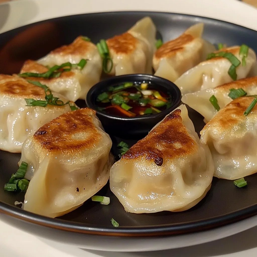 Pan-Fried Chicken Dumplings