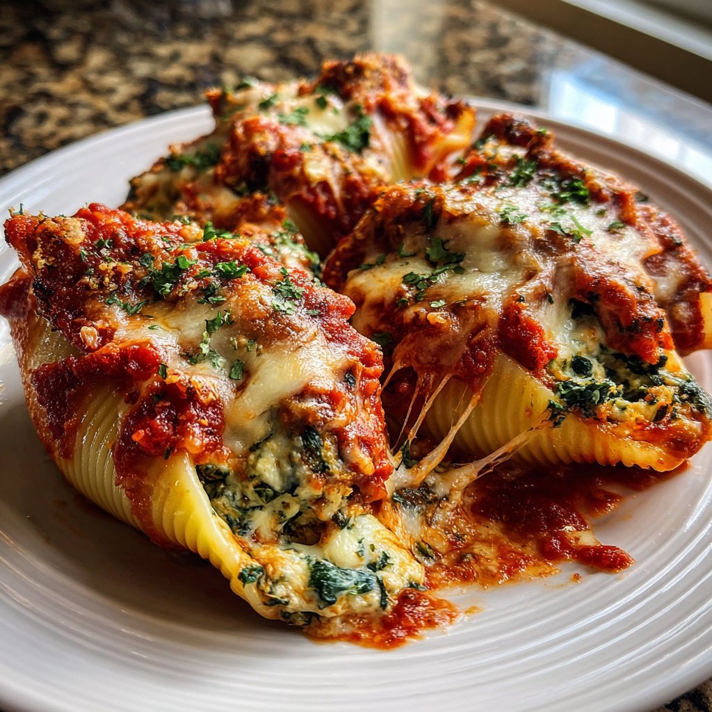 Sunday Veggie Stuffed Shells
