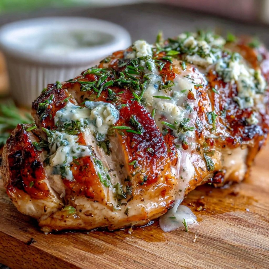 Healthy Chicken With Herb Butter