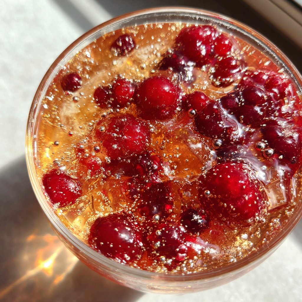 Champagne Jelly with Berries