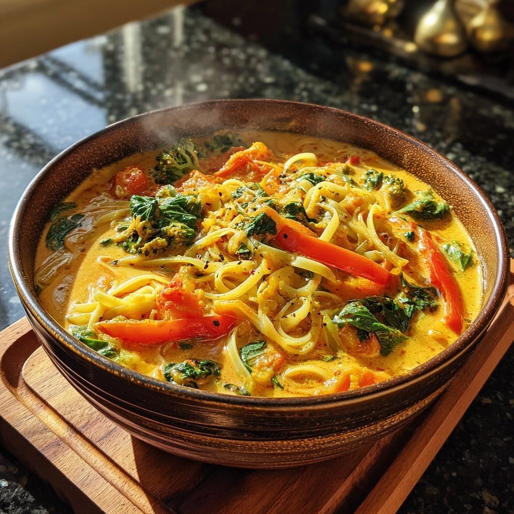Thai Red Curry Noodle Soup